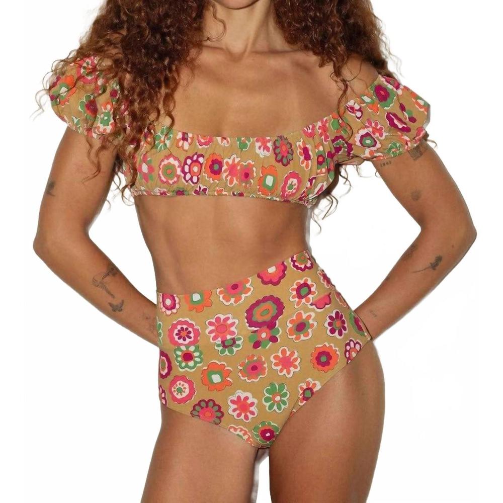 NEW MONTCE atia bikini top in mazzy floral